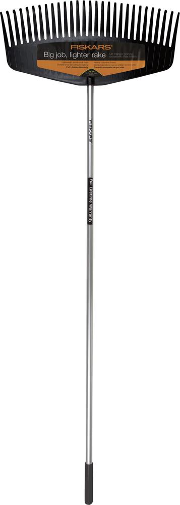 24 in. Aluminum Handle Leaf Rake