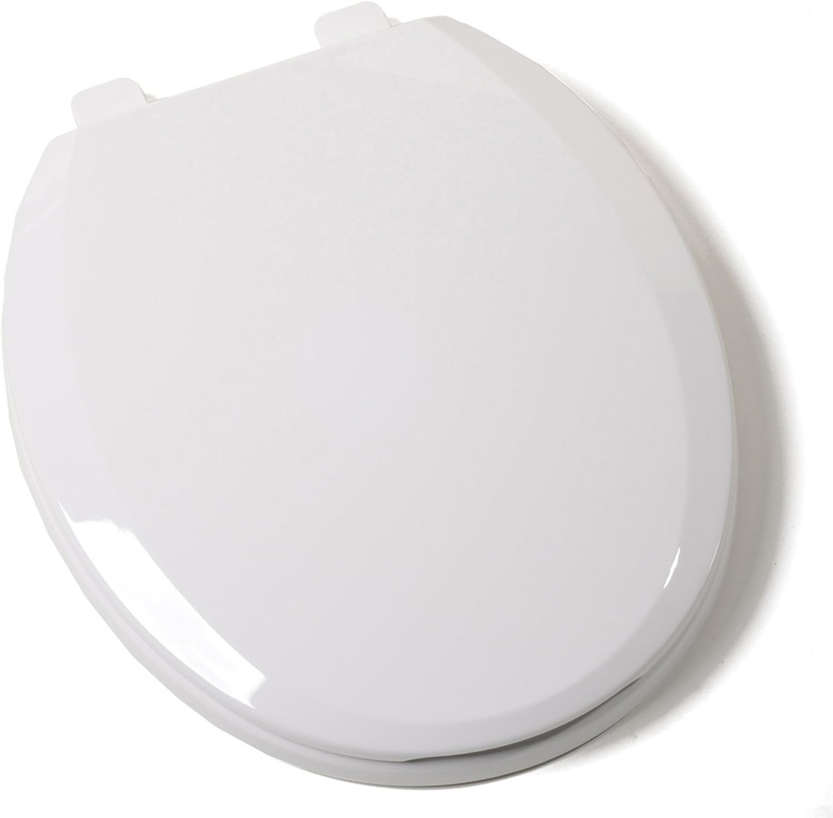 Picture of Jones Stephens C1210S00 Closed Front with Cover Round Plastic Toilet Seat&#44; White