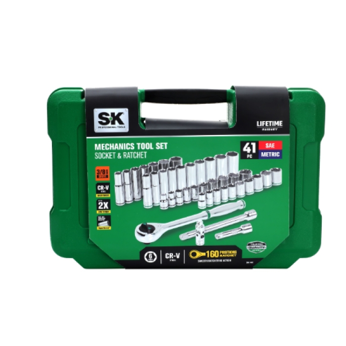 0.375 in. 160 Position Mechanic Tool Set, 41 Piece