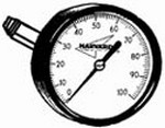 Gauge Pressure Steel - 100 lbs