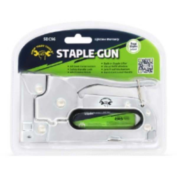 SDC96 Multi Function Steel Staple Gun, Silver