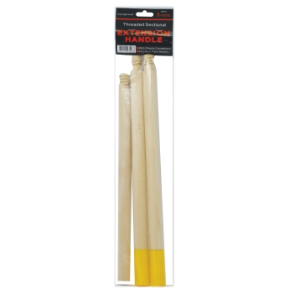 WP01 42.5 in. Hardwood Pole Handle, 3 Piece