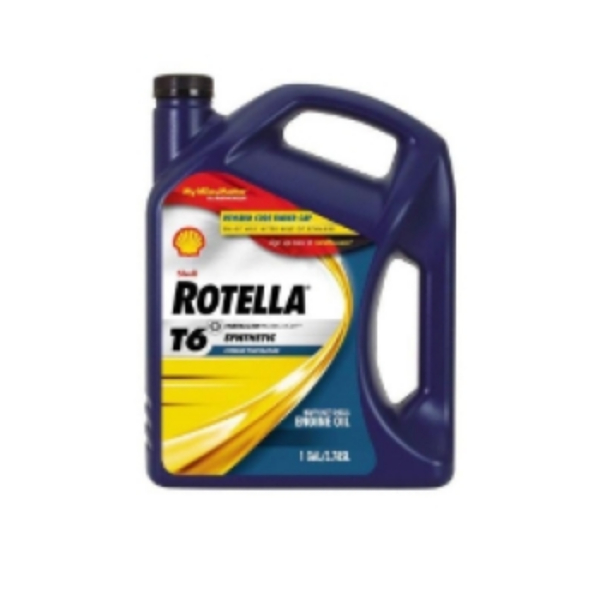 ROTL550046251 Shell Rotella T6 Full Synthetic Multi Vehicle Engine Oil, Pack of 3