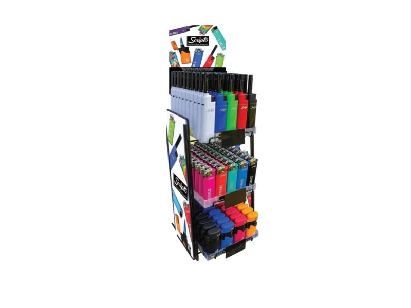 D18GHKD-3RK 3 Tier Pocket Lighter Rack
