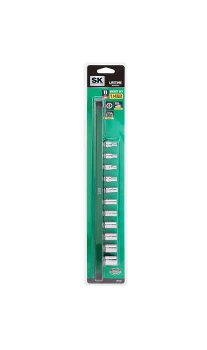 SK01504 0.25 in. Drive SAE Standard Socket Set, 11 Piece