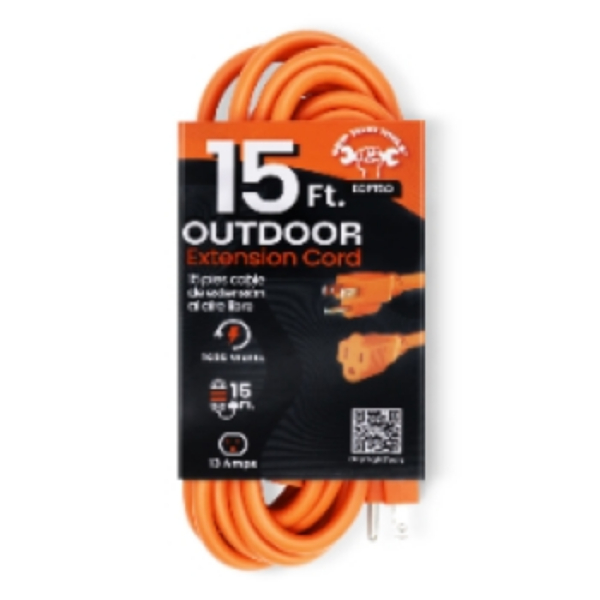 ECP15O 15 ft. 16-3 SPT Extension Cord, Orange