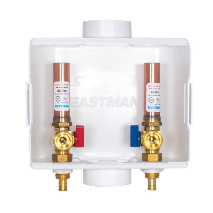 Center Drain Wash Outlet Box Pex with Hammer Arrestors