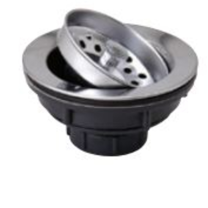 Picture of B&K 131401 4.5 in. Basket Strainer Spin N Seal Chrome