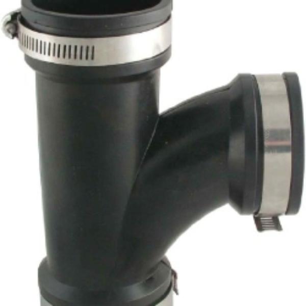 808T300 3 in. Flanged & Cast Iron, Plastic Steel Tee Fitting