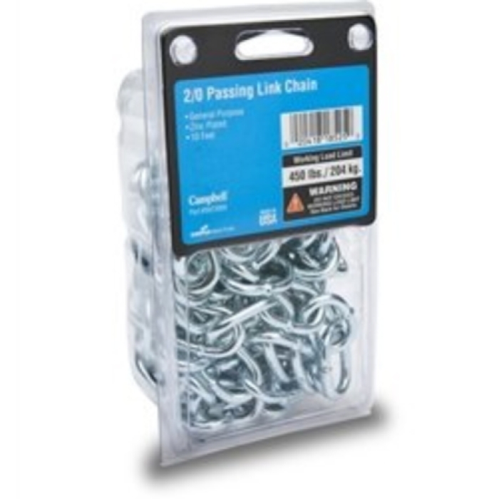 Picture of Apex Tool Group 5973310 2 in. x 10 ft. Straight Link Zinc Coil Chain