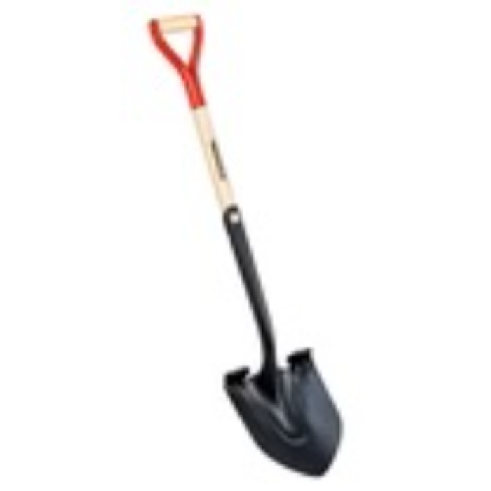 Corona Clipper SS16101 Boron Steel 14 Gauge Round Point Shovel D Grip Handle