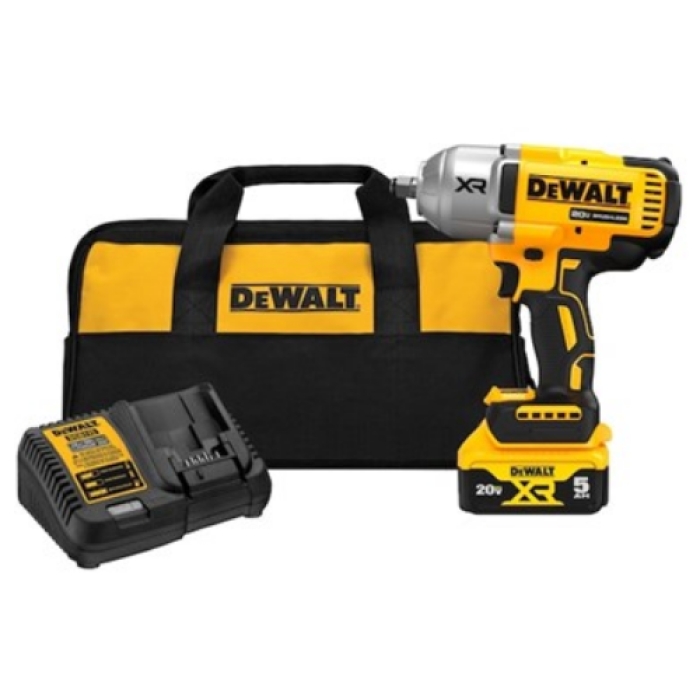 DCF900P1 20V Max 0.5 in. High Torque Impact Wrench Kit