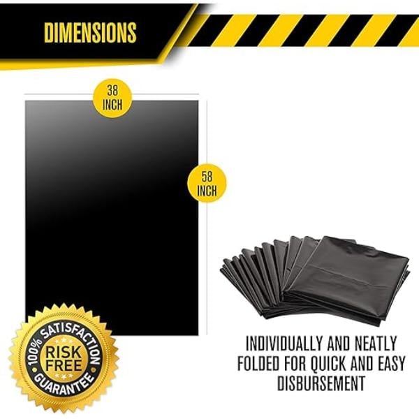 UL 55 GAL-50 55 gal Ultrasac Drum Liners - Black