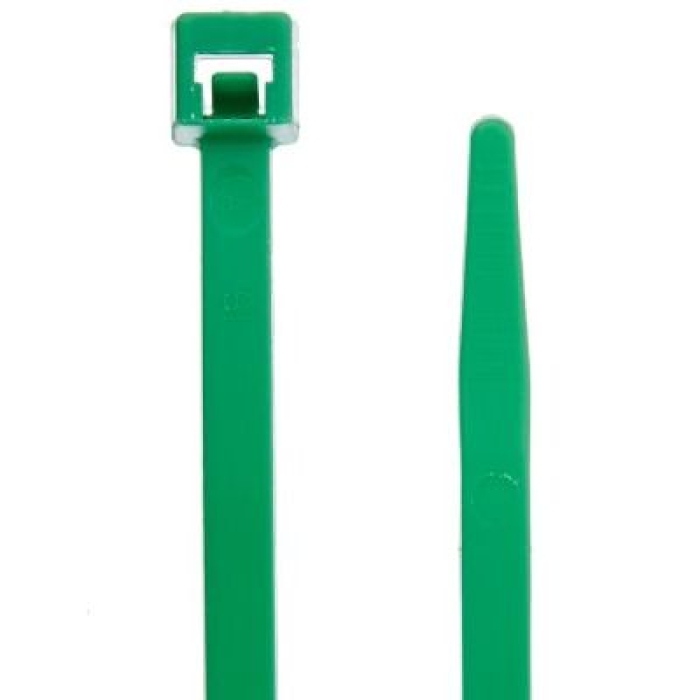 GRP-840GR 8 in. Nylon Cable Ties, Green - Pack of 100