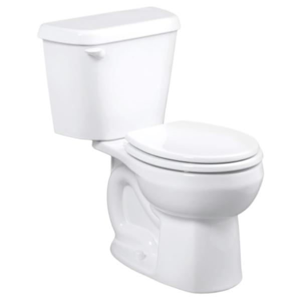 Picture of As America 736DA101.020 16.5 x 14 in. Colony Round Front Elongated Left Trip Lever Toilet&#44; White