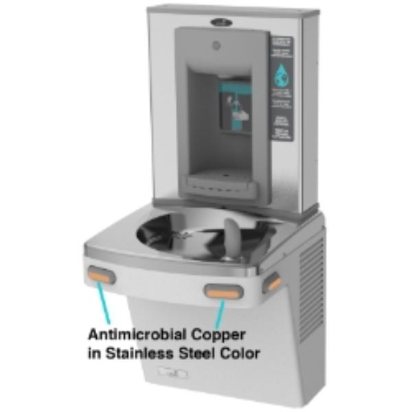 Picture of Oasis International 507299 Versacooler II with Mechanical Bottle Filler, Stainless Steel Alcove - Refrigerated - Grey