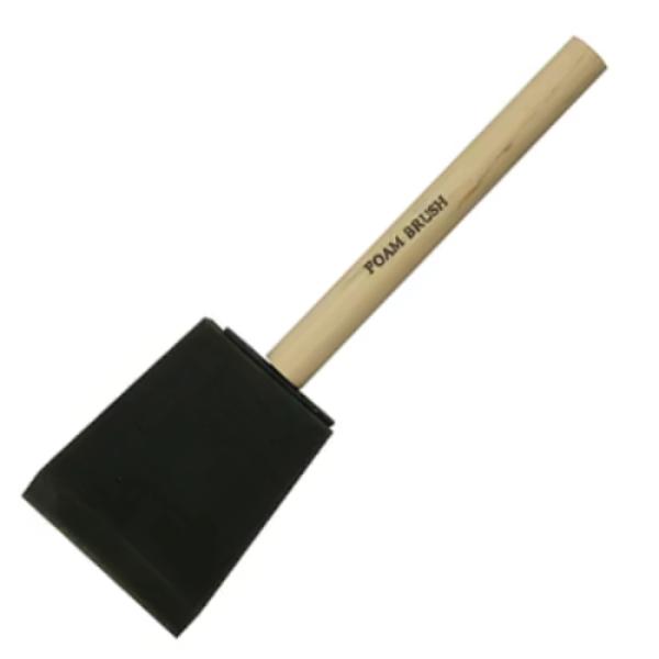 Picture of Hyde 47517 2 in. Foam Brush with Wood Handle - Natural