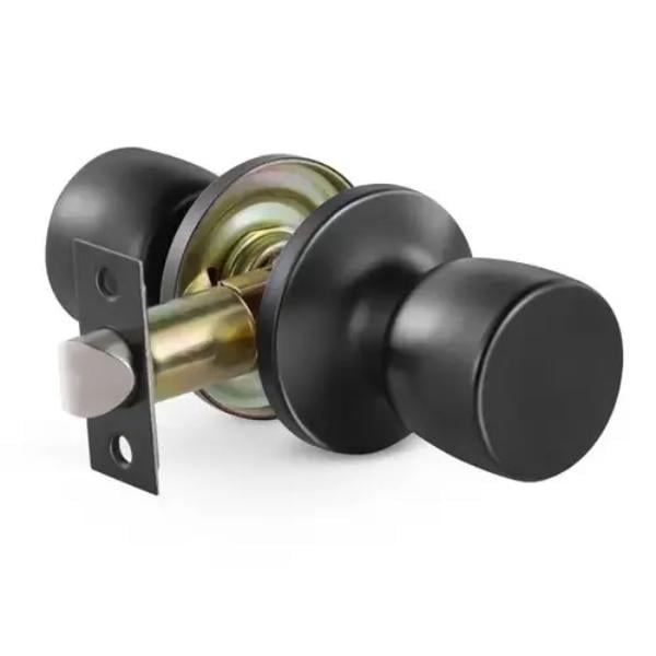 PA05BL Passage Lock Tulip Handle, Matte Black