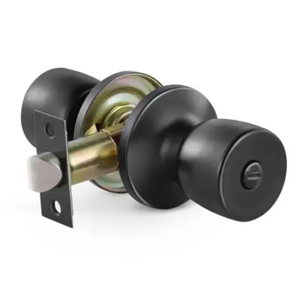 PR05BL Privacy Lock Tulip Handle, Matte Black