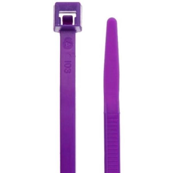 GRP-840PR 8 in. Colored Cable Ties, Purple - Pack of 100