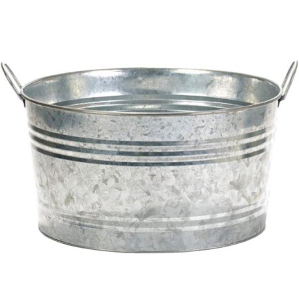 GWT105 10.5 gal Galvanized Round Tub