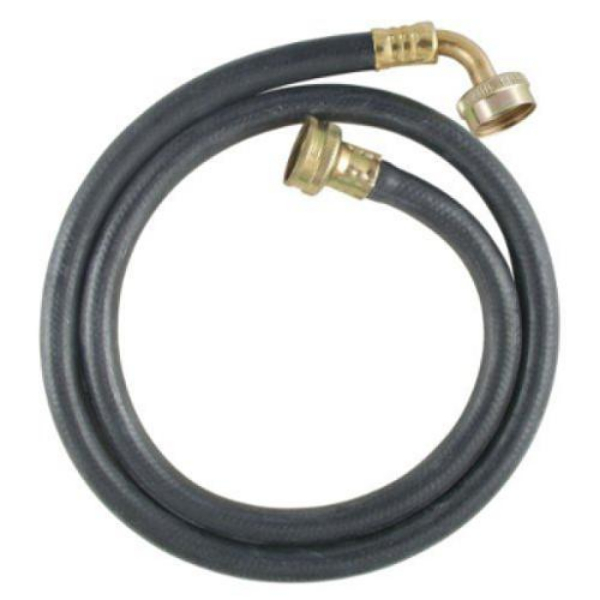 HRBFIL11BE 5 ft. Gooseneck Braided Rubber Hose, Black