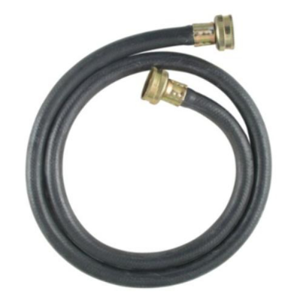 HRBFIL11B 4 ft. x 0.375 in. Braided Extender Rubber Hose, Black
