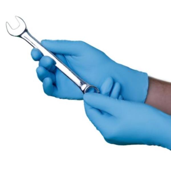 A1DH12 Nitrile Powder Free Blue 12 in. Exam Gloves - 8 Mill, Medium