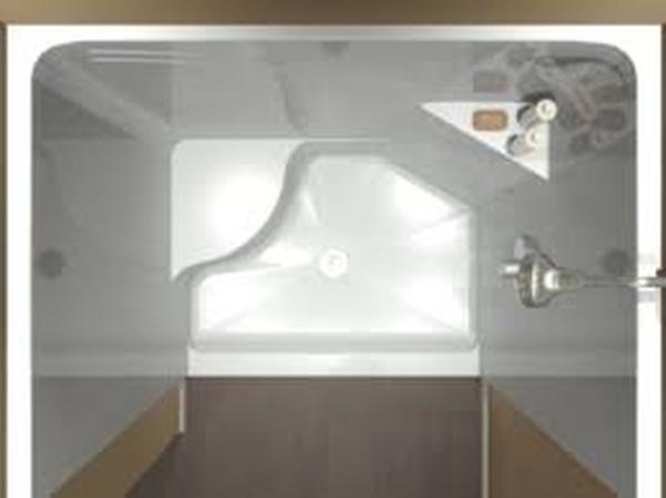 Picture of Baymont SLS483779-81C 48 x 37 x 79 in. Left Seat Shower - White