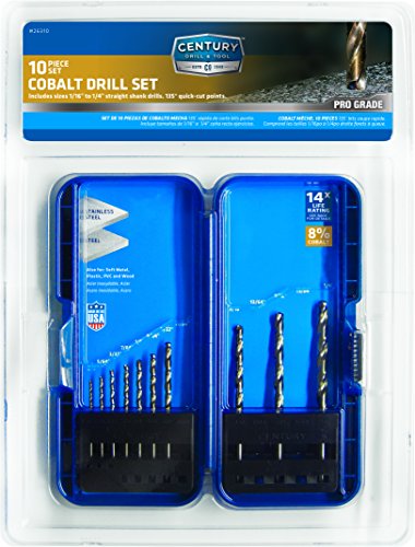 Picture of Century Drill & Tool 26310 Cobalt Drill Bit - 10 Piece Set