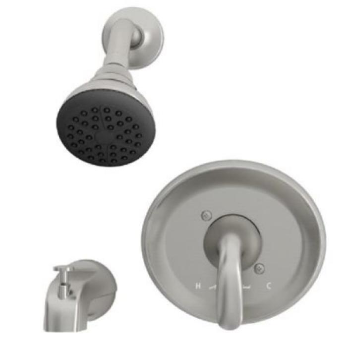 Picture of As America 1130132950 1H Tub Shower Combo with Cadet - Satin