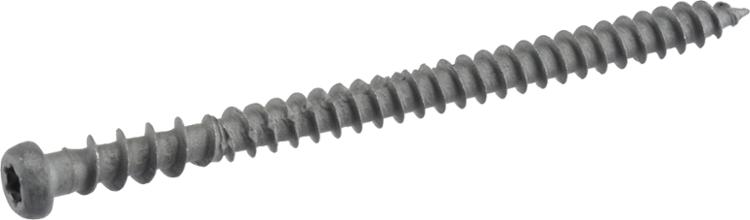 Power Pro Composite Deck Screws - Gray - 1.62 in. - Pack of 1 lb - Enhanced Durability