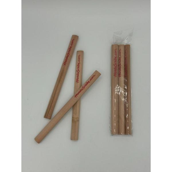 HANDYRED3 10 x 10 in. Red Marking Tool Pencil - Pack of 3