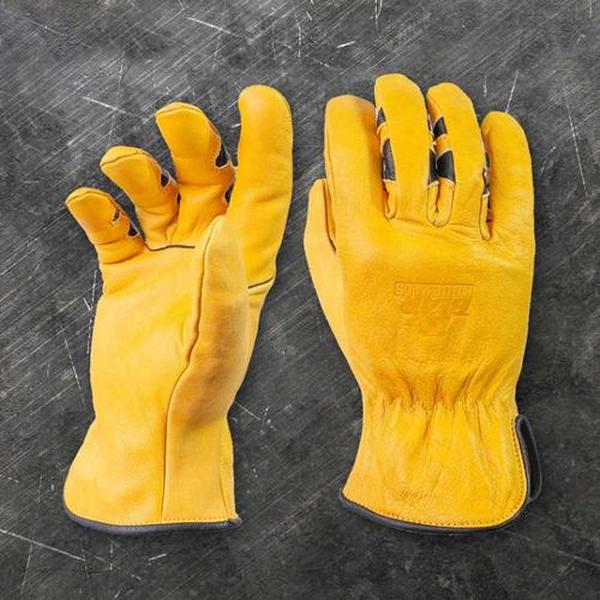 D351-3XL Old Faithful Cowhide Driver Work Glove, Yellow - 3XL