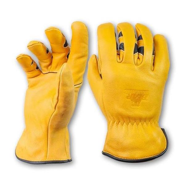 High Noon Waterproof Winter Work Glove - Yellow - Small - Ergonomic Design