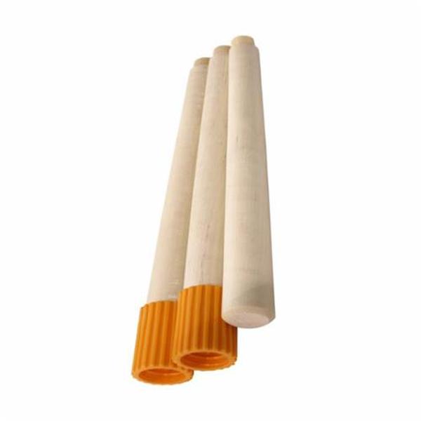 42-Inch Wood Extension Pole - Natural Finish - 3 Sections - Adjustable Length