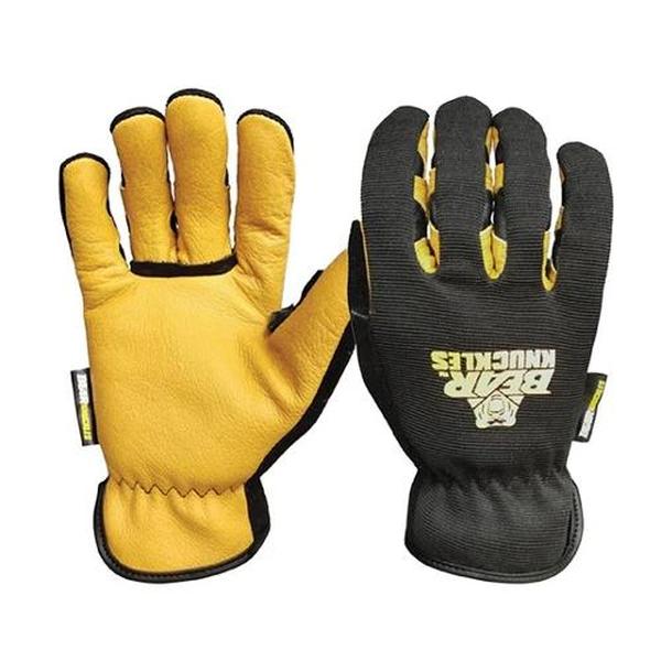 G305-M IM-FIXN2 Hybrid Driver Work Glove, Yellow & Black - Medium