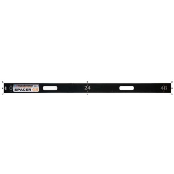 86963 24 & 48 in. Spacer - Hardware Spacer Component, Black