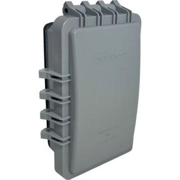 P1GFC-GSP-UPC 1 Gang Vertical Horizontal Weatherproof Cover - Gray