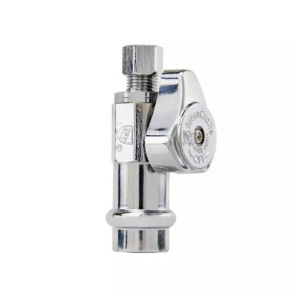 G2CPN04X C1 0.5 x 0.25 in. Press O.D. Straight Stop Valve