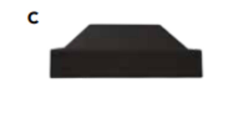 31306170 3 in. Aluminium Post Cap - Textured Black