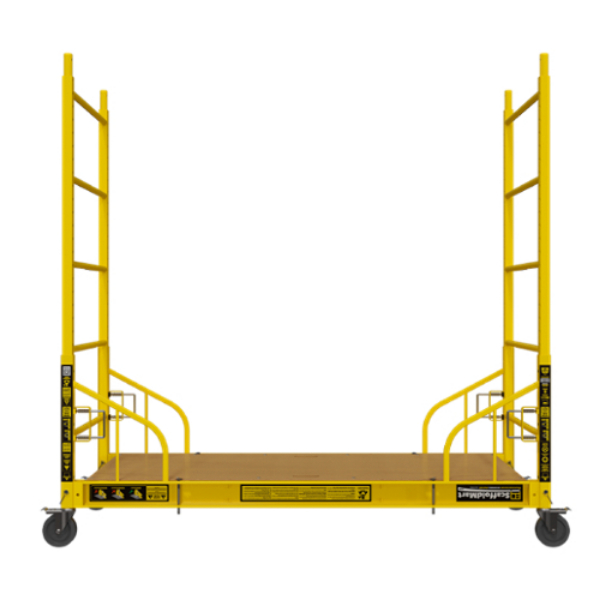 MFSET6.5R23 6 ft. Multifunction Scaffold with Reversible Rail, Yellow