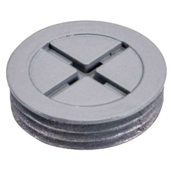 WP50-4-UPC 0.5 in. Aluminium Weatherproof Closure Plug - Gray - Pack of 4