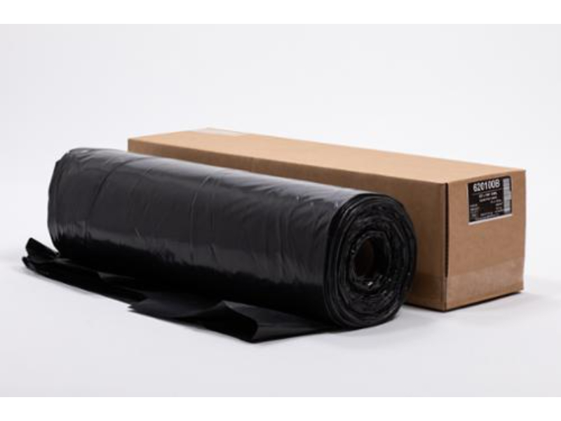620100B 20 x 100 ft. 6 mil Poly Sheeting - Black - 30 per Skid
