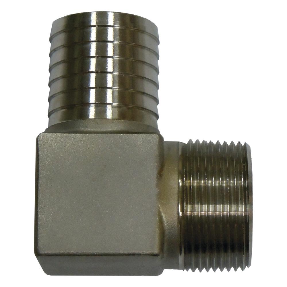 HE7501SS 0.75 x 1 in. Stainless Steel Hydrant Elbow