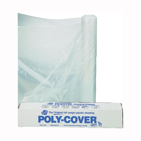 616100C 16 x 100 ft. 6 mil Poly Sheeting - Clear - 30 per Skid