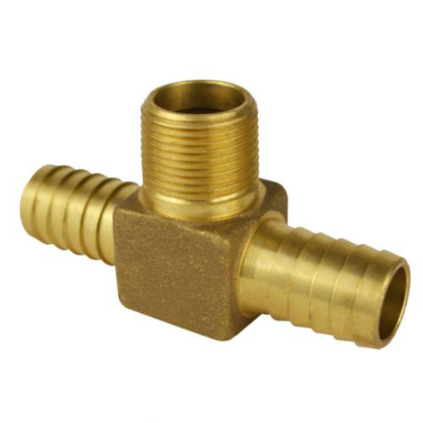 HT111NL 1 x 1 x 1 in. Hydrant Tee Brass