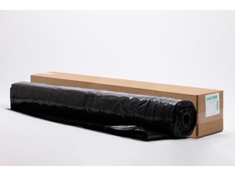 640100B 40 x 100 ft. 6 mil Poly Sheeting - Black - 16 per Skid