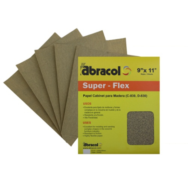 RPTHCA0100000 9 x 11 in. 100 Grit Superflex Sandpaper for Wood