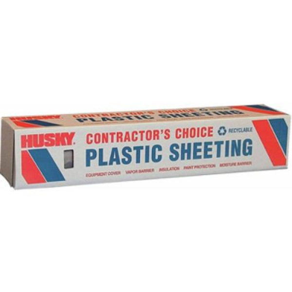 420100C 20 x 100 ft. 4 mil Poly Sheeting - Clear - 36 per Skid